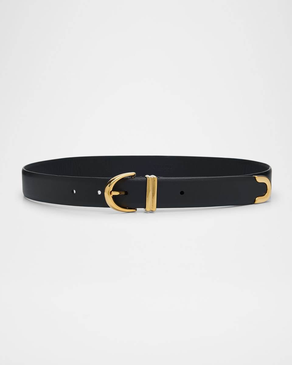 Bambi Skinny Leather Belt